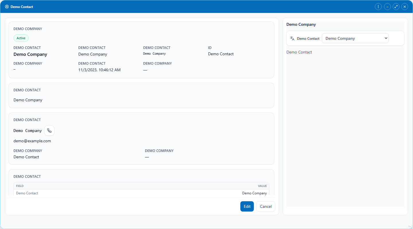 Customer management